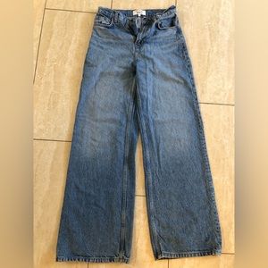 Reformation Cary High Rise Slouchy Wide Leg Jeans in Colorado- Size 25